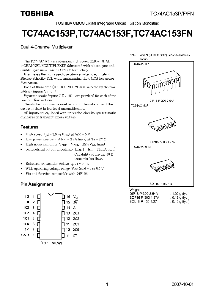 TC74AC153P07_4125052.PDF Datasheet