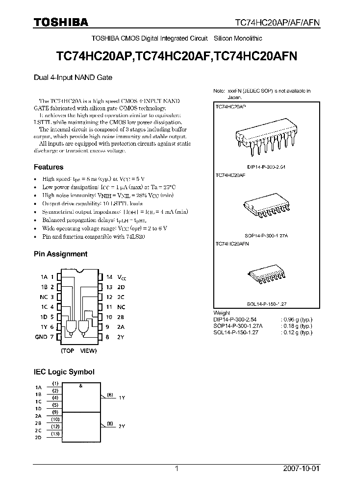 TC74HC20AP07_4109813.PDF Datasheet