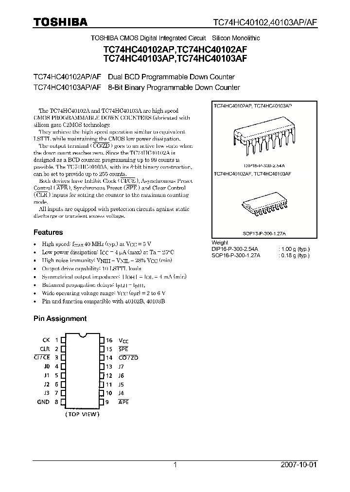 TC74HC40102AP07_4124512.PDF Datasheet