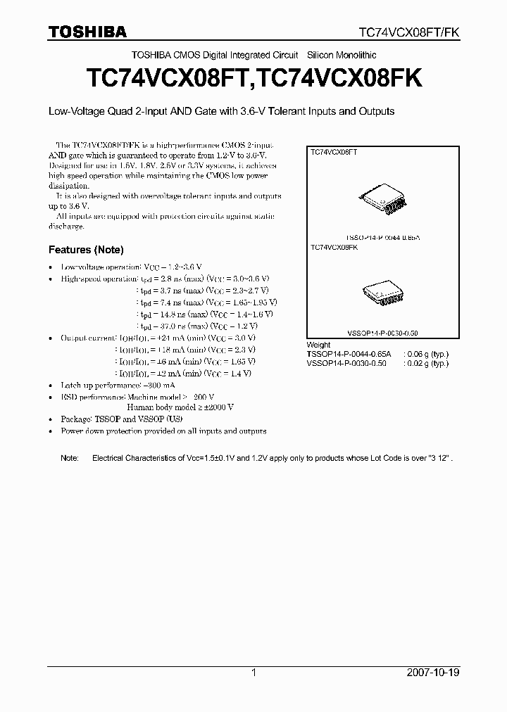 TC74VCX08FT07_4132838.PDF Datasheet