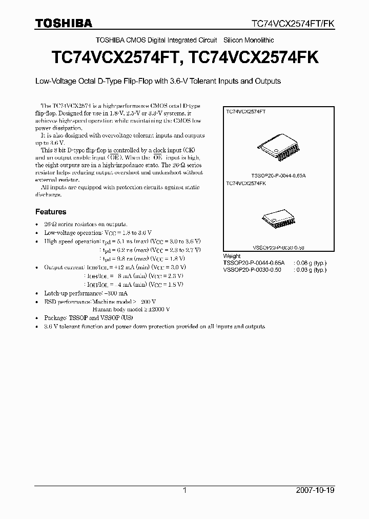 TC74VCX2574FT07_4132807.PDF Datasheet