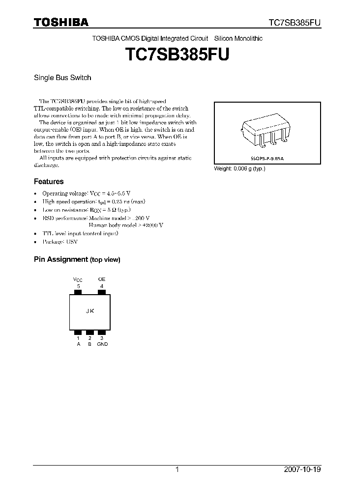 TC7SB385FU07_4133165.PDF Datasheet