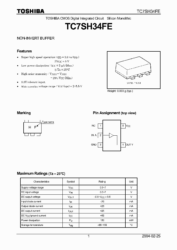 TC7SH34FE_4125176.PDF Datasheet