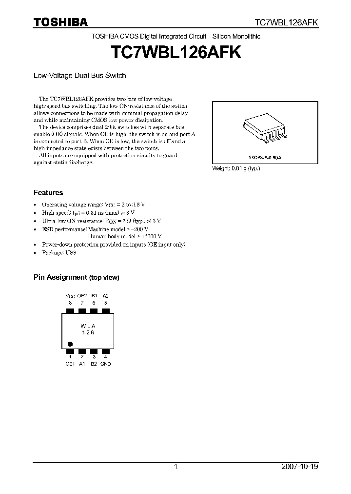 TC7WBL126AFK_4125020.PDF Datasheet