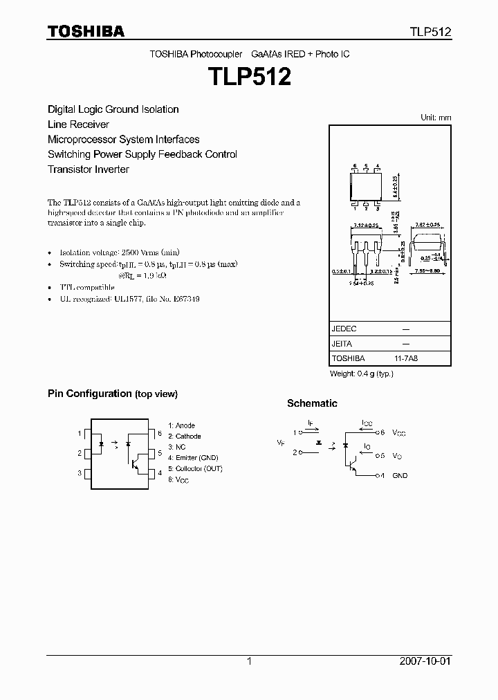 TLP51207_4109829.PDF Datasheet