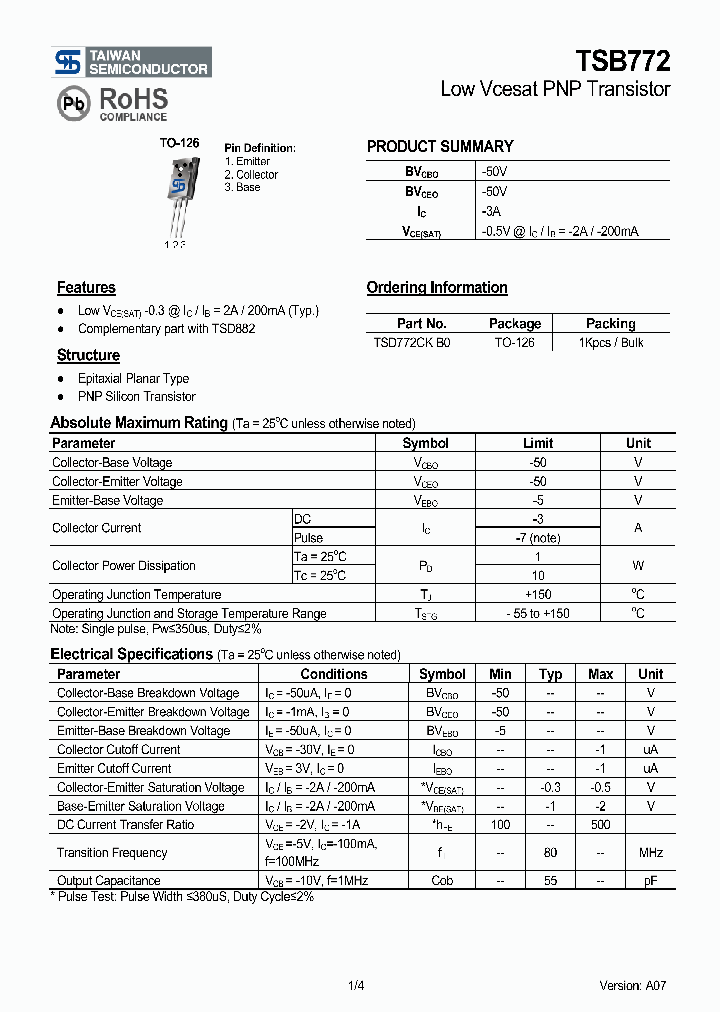 TSD772CK_4131213.PDF Datasheet