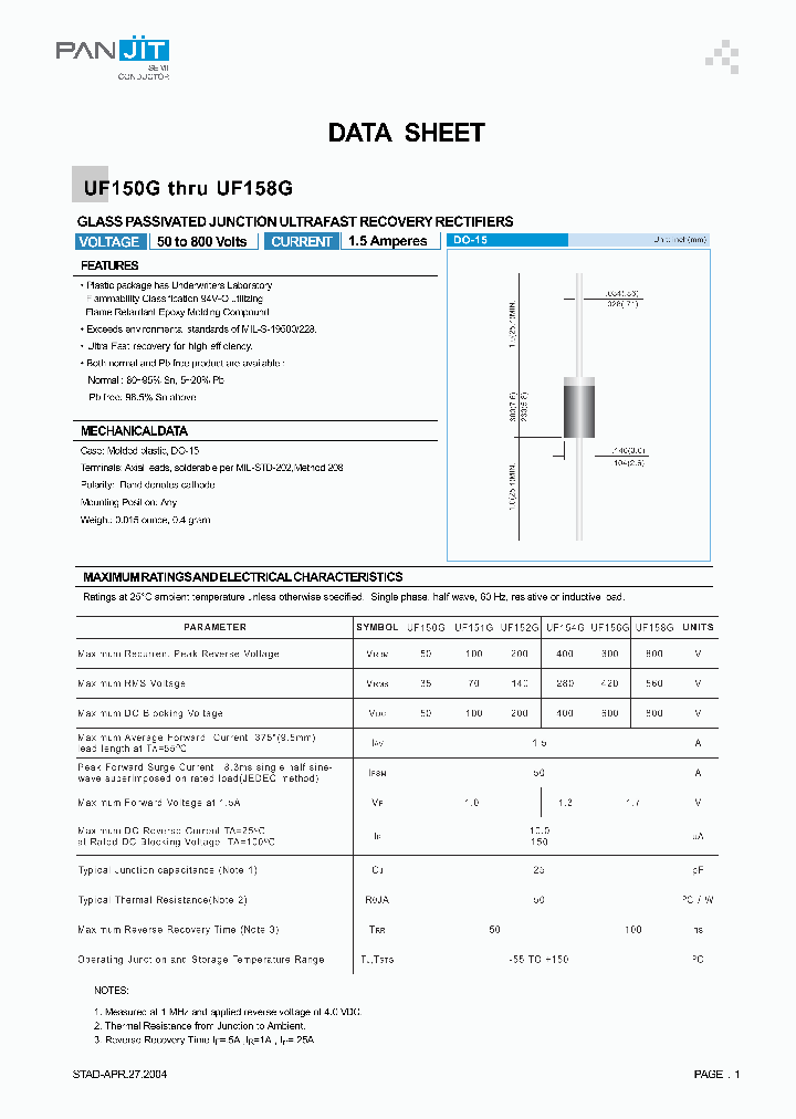 UF150G04_4119958.PDF Datasheet