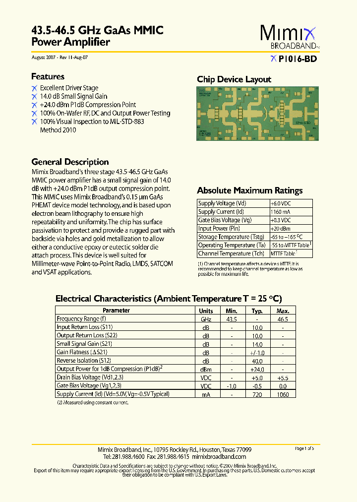 XP1016-BD-EV1_4141854.PDF Datasheet