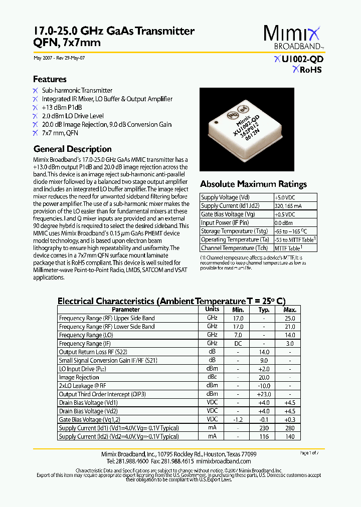 XU1002-QD07_4143444.PDF Datasheet