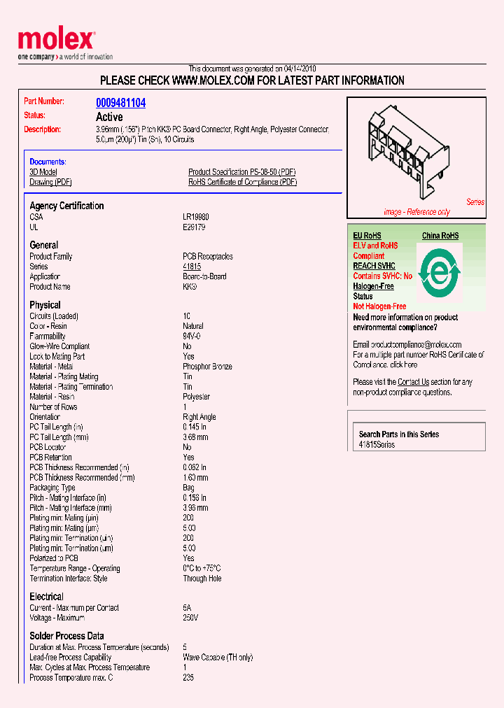 0009481104_4845938.PDF Datasheet