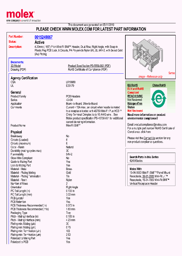 0015249067_4809668.PDF Datasheet