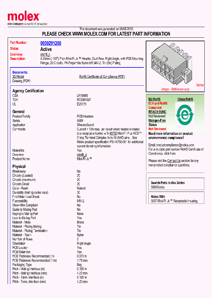 0039291208_4795472.PDF Datasheet