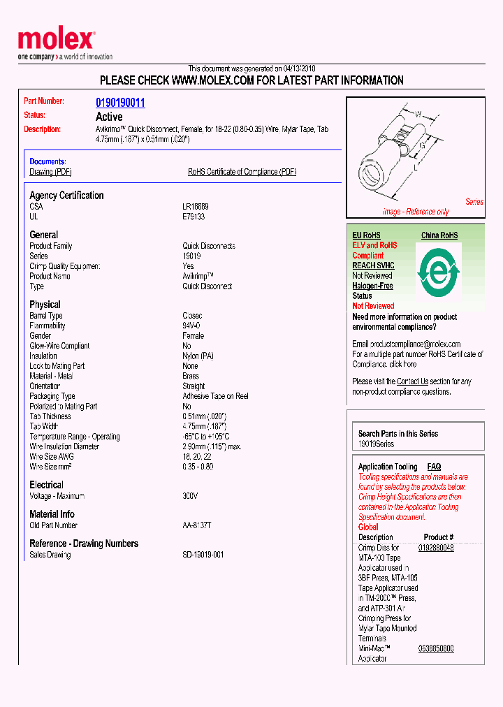 0190190011_4905038.PDF Datasheet
