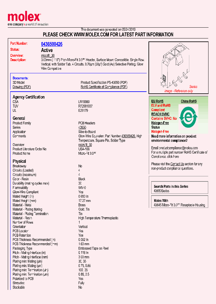 0436500426_4842001.PDF Datasheet