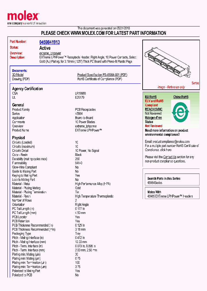 0459841913_4903370.PDF Datasheet