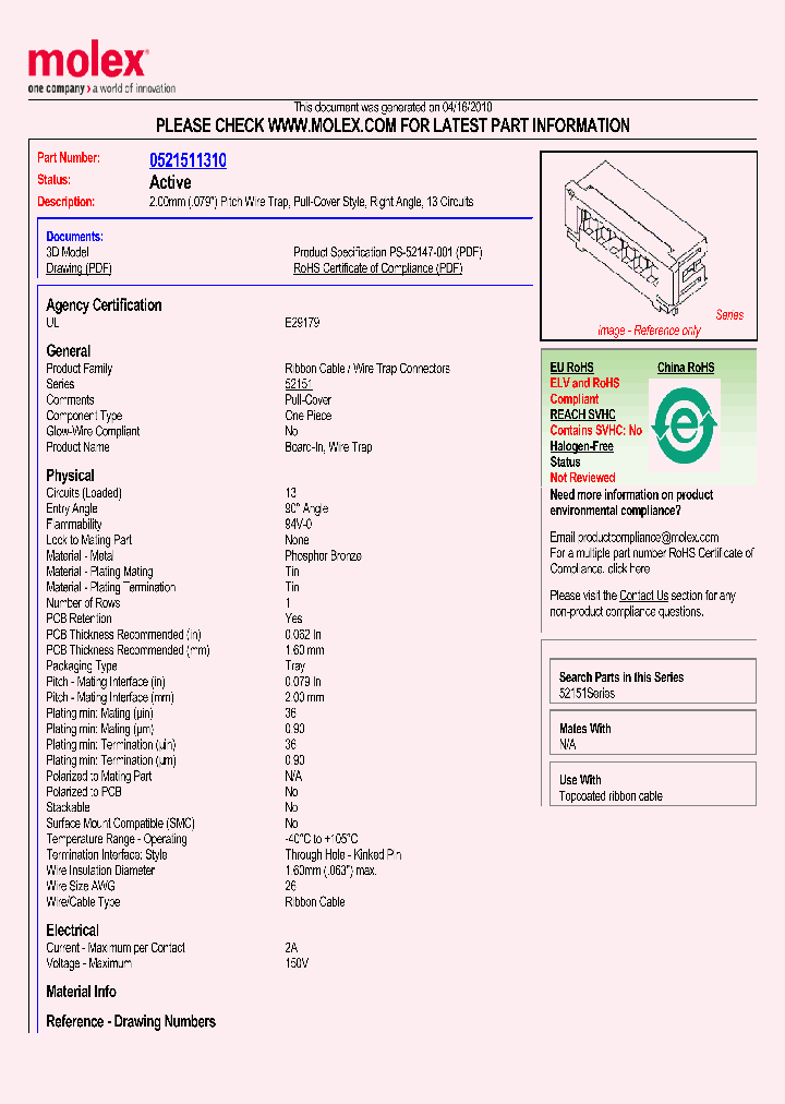 0521511310_4893661.PDF Datasheet