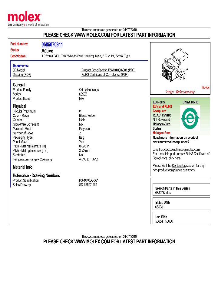 0685070811_4895388.PDF Datasheet