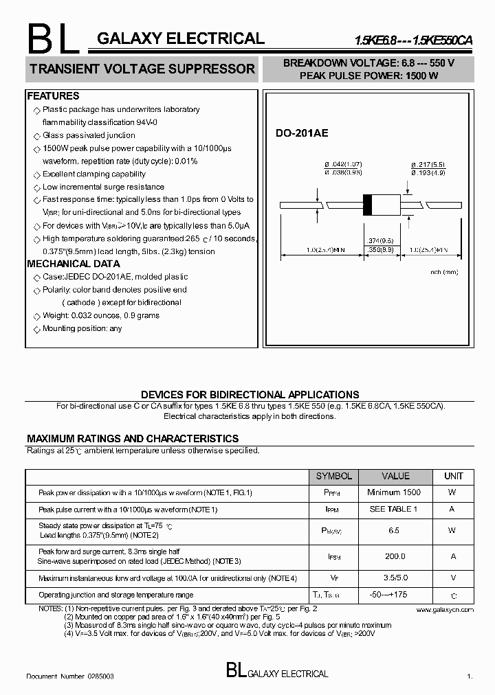 15KE20_4614286.PDF Datasheet