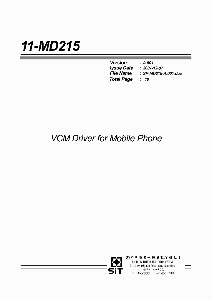 11-MD215_4519725.PDF Datasheet