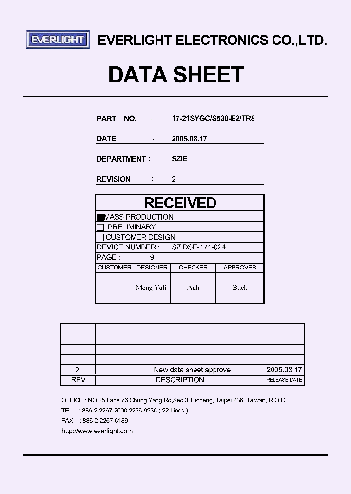 17-21SYGC-S530_4916793.PDF Datasheet