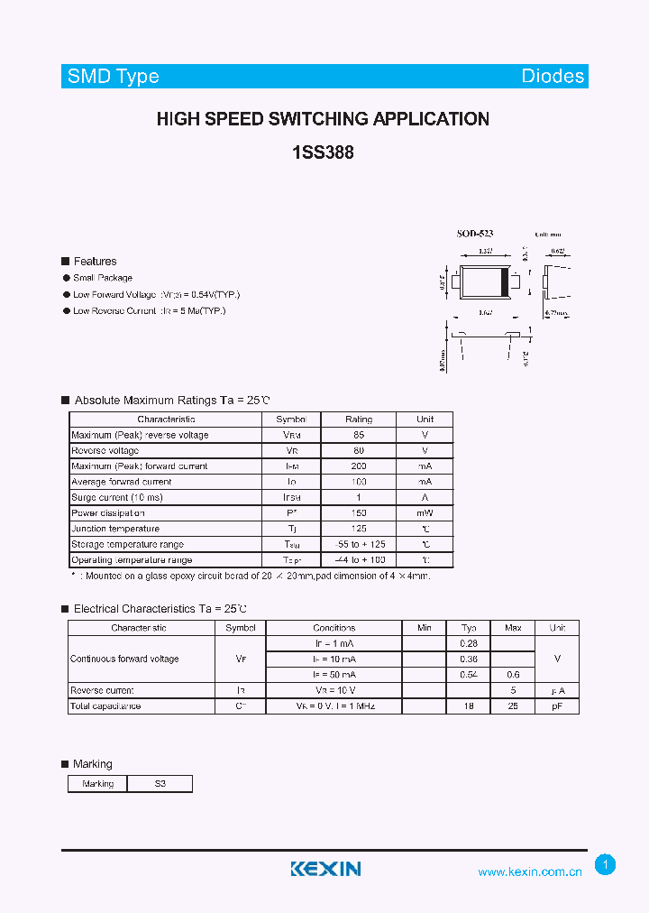 1SS388_4614780.PDF Datasheet