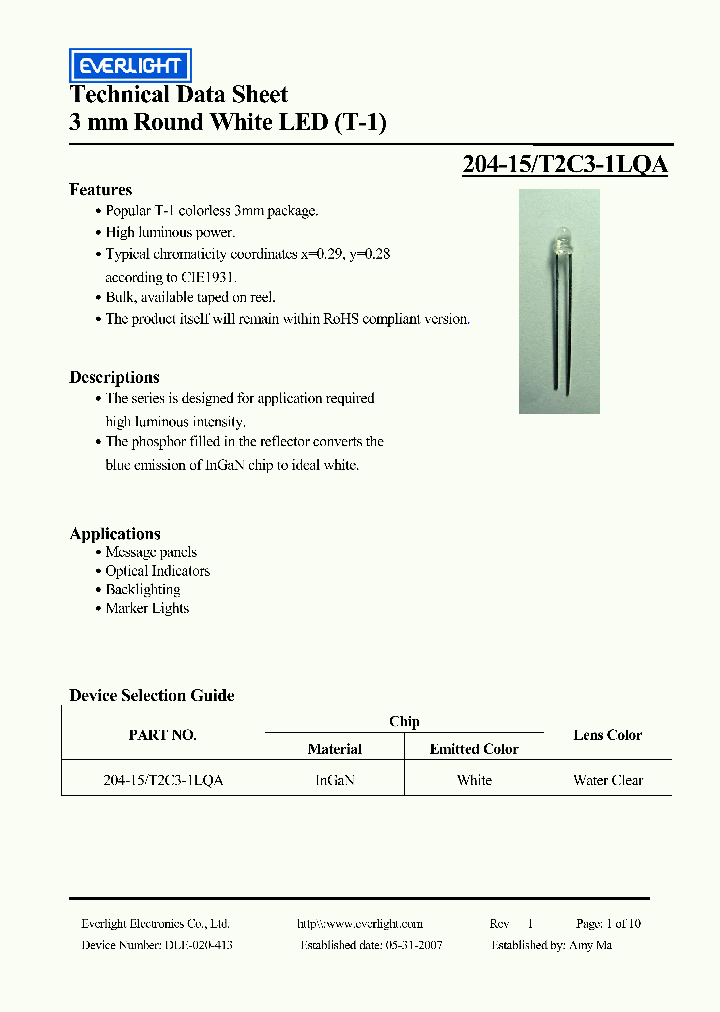 204-15-T2C3-1LQA_4200991.PDF Datasheet