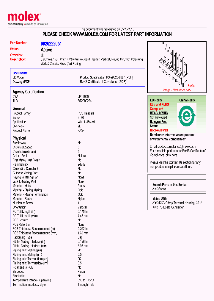 26-22-2051_4905988.PDF Datasheet