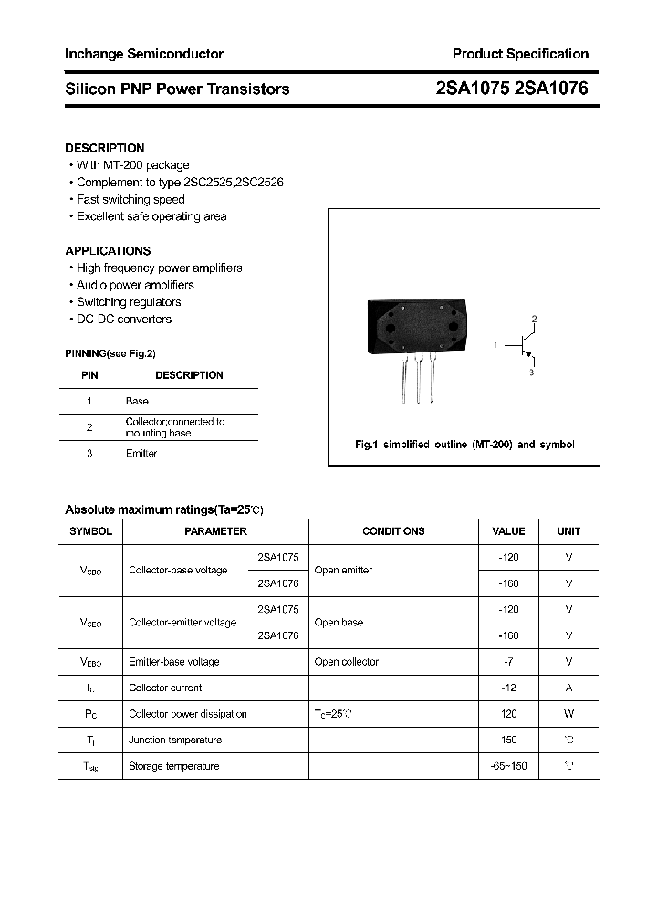 2SA1075_4306028.PDF Datasheet