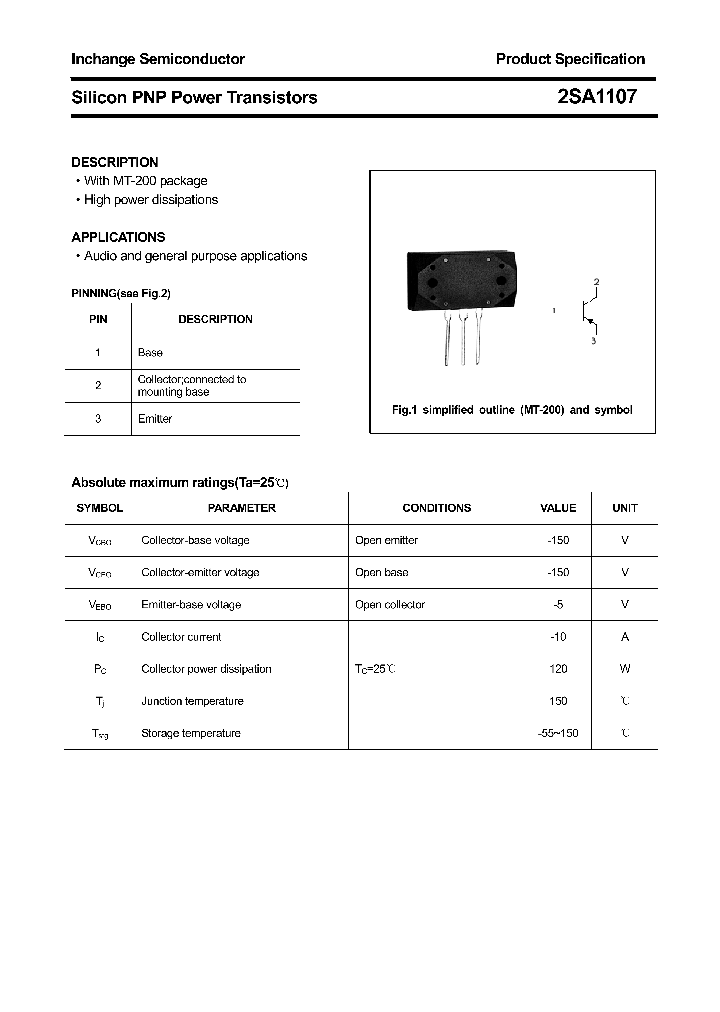 2SA1107_4306022.PDF Datasheet