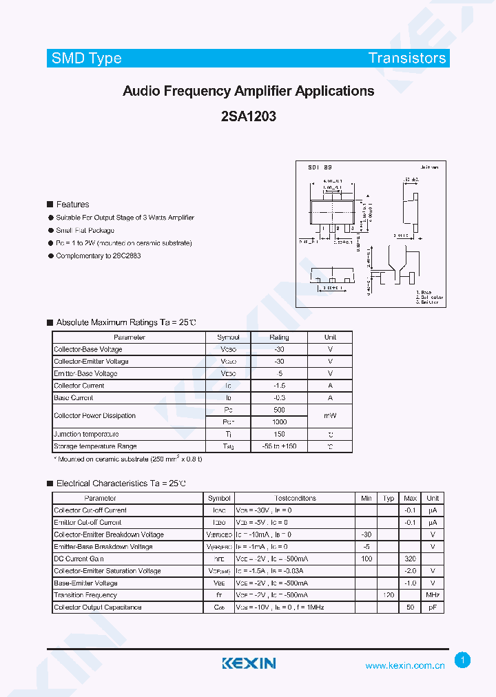 2SA1203_4391291.PDF Datasheet