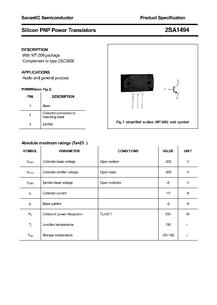 2SA1494_4395443.PDF Datasheet