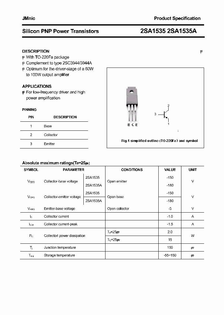 2SA1535_4700558.PDF Datasheet