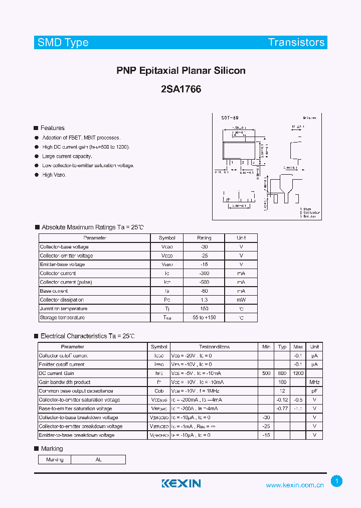 2SA1766_4275975.PDF Datasheet