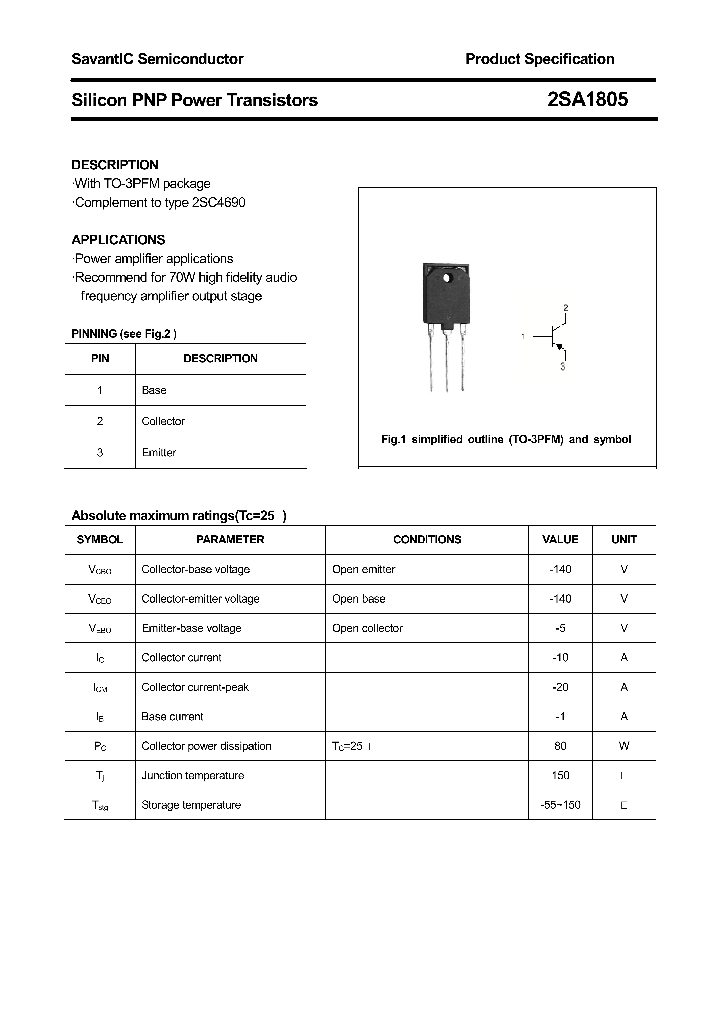 2SA1805_4418165.PDF Datasheet