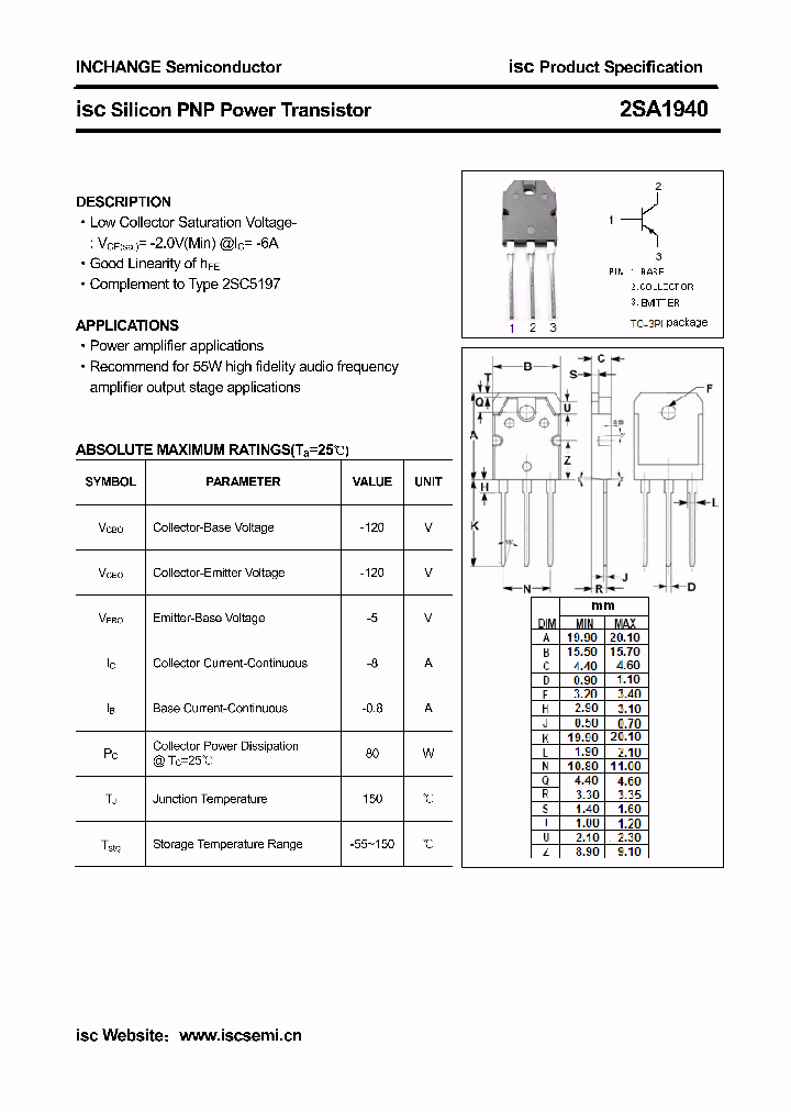 2SA1940_4389591.PDF Datasheet