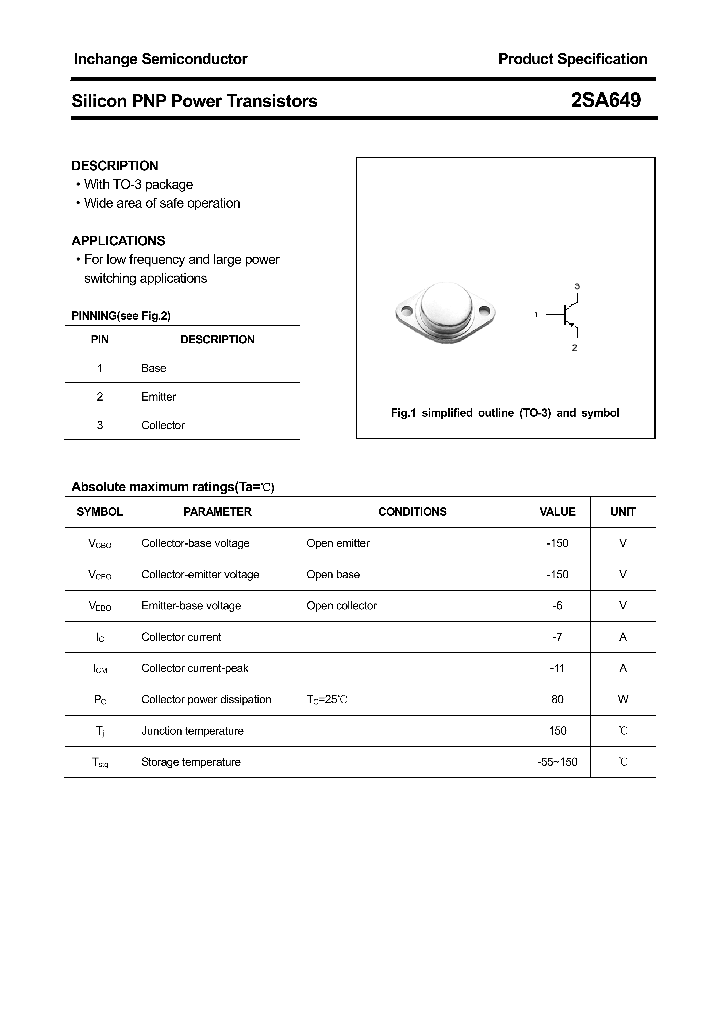 2SA649_4305368.PDF Datasheet