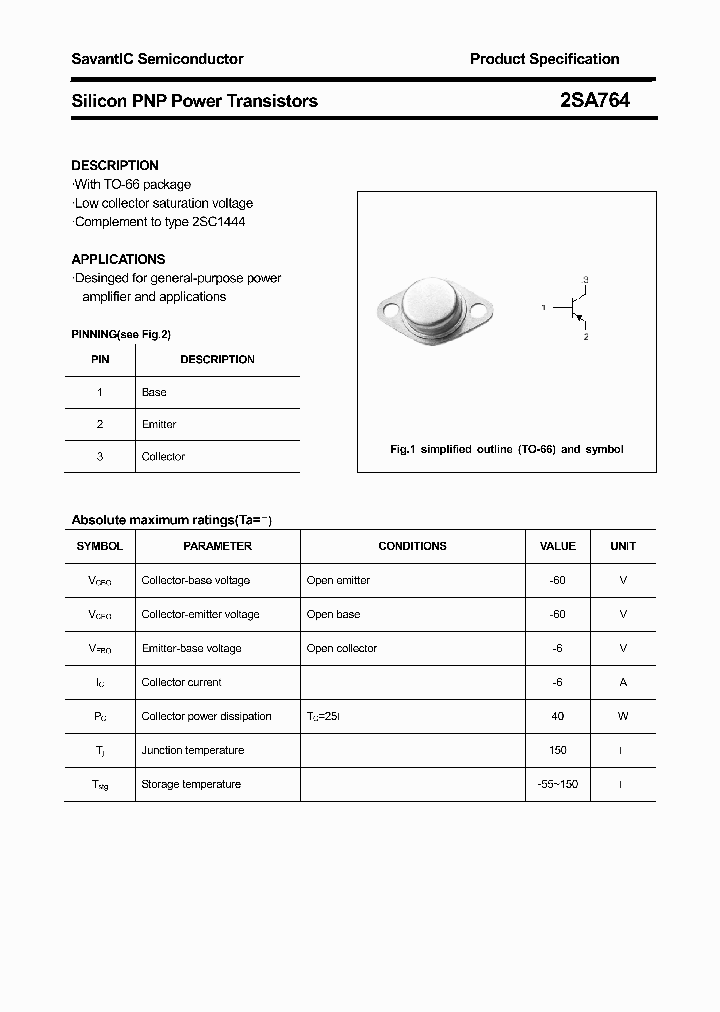 2SA764_4484327.PDF Datasheet