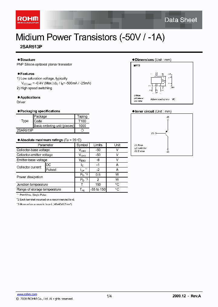 2SAR513P_4737494.PDF Datasheet
