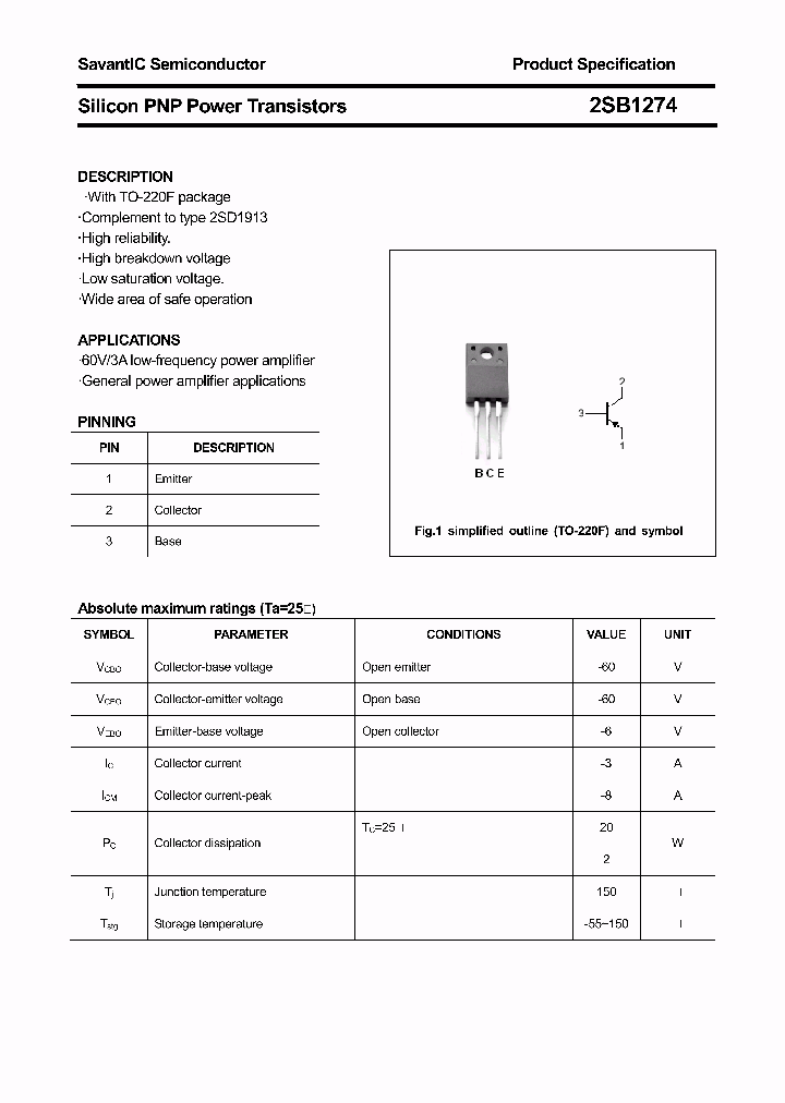 2SB1274_4413368.PDF Datasheet