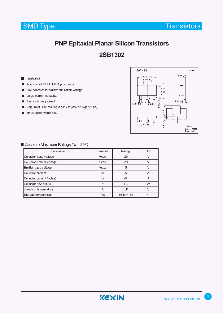 2SB1302_4319730.PDF Datasheet