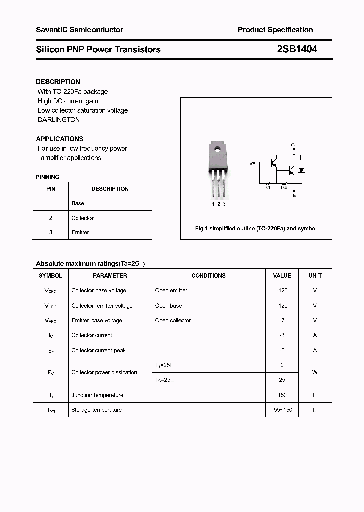 2SB1404_4424001.PDF Datasheet