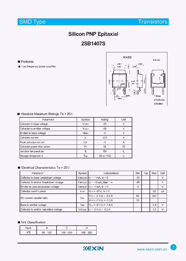 2SB1407S_4817364.PDF Datasheet