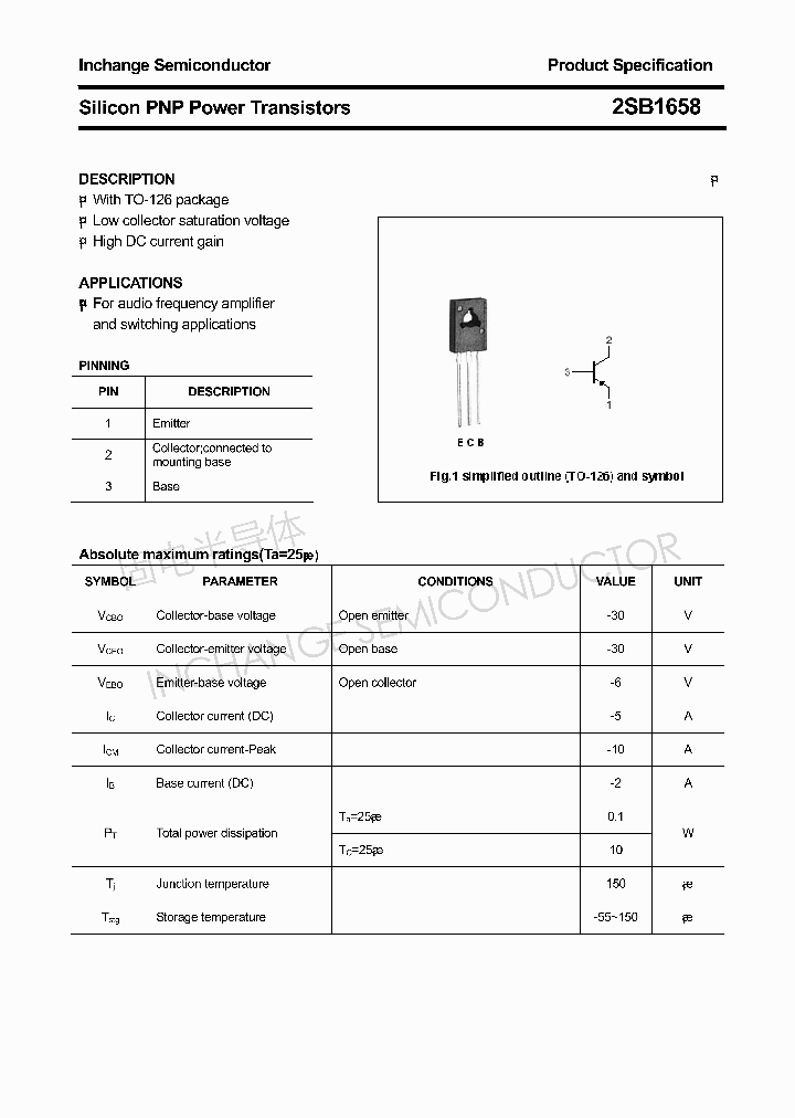 2SB1658_4340810.PDF Datasheet