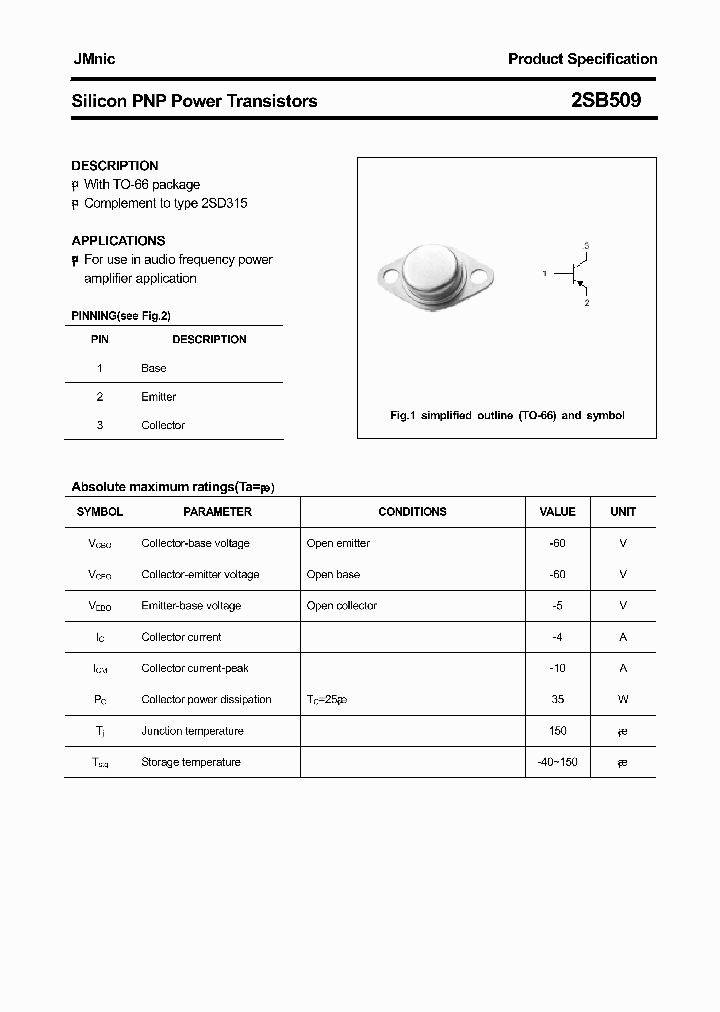 2SB509_4699039.PDF Datasheet