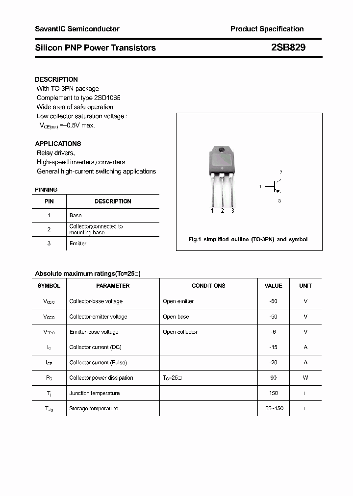 2SB829_4377113.PDF Datasheet