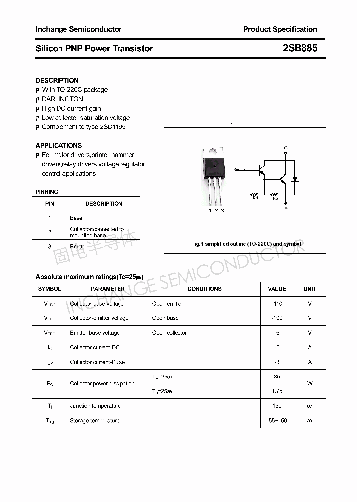 2SB885_4454710.PDF Datasheet