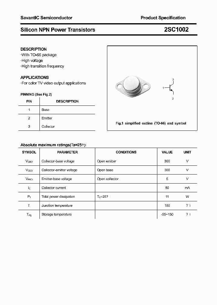 2SC1002_4371929.PDF Datasheet