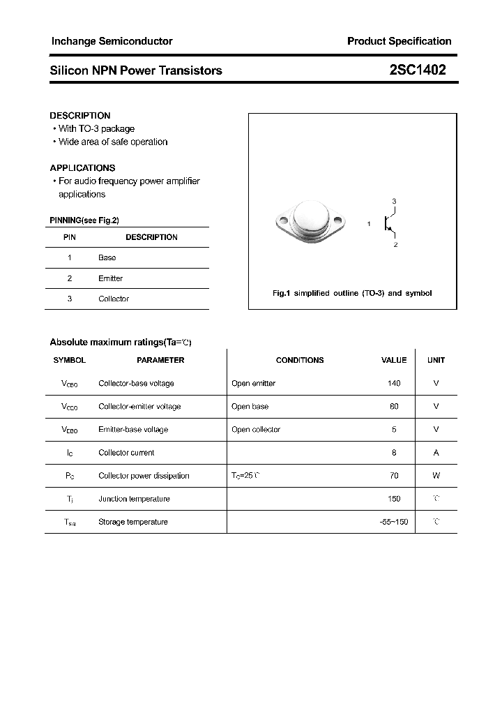 2SC1402_4375666.PDF Datasheet