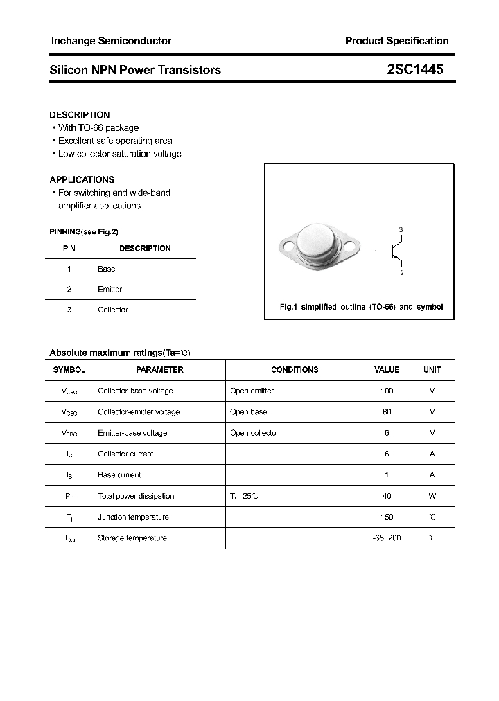 2SC1445_4353211.PDF Datasheet