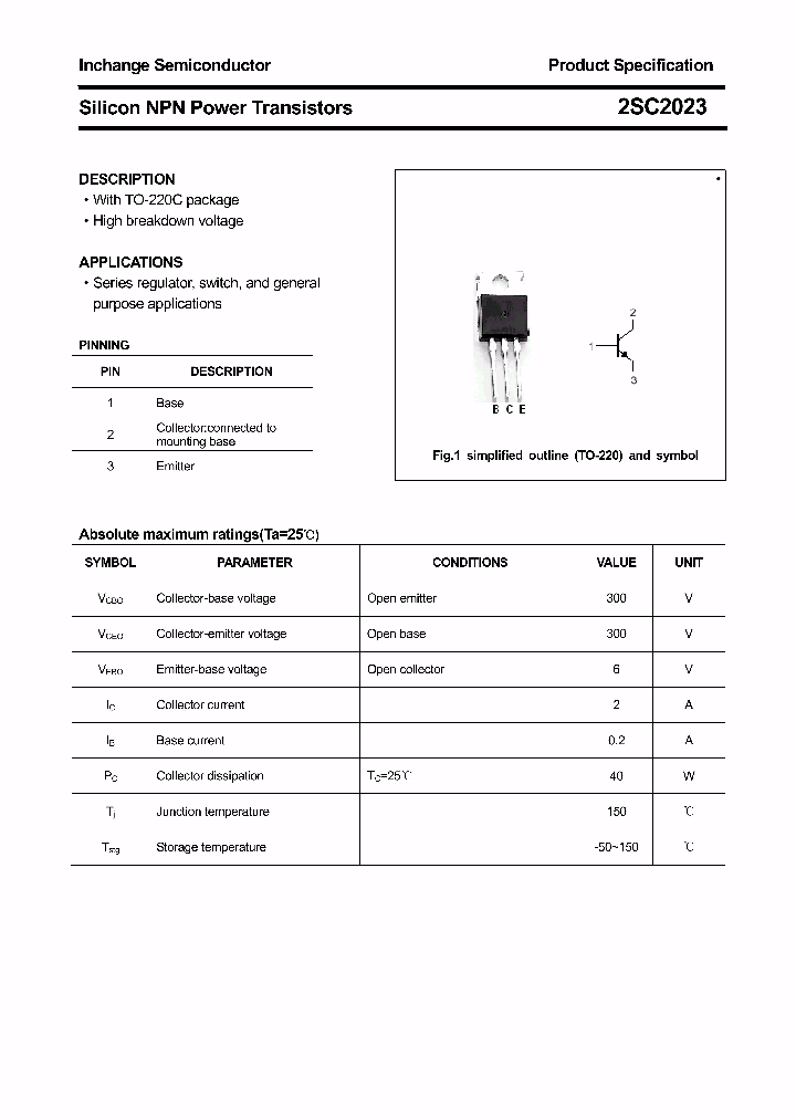 2SC2023_4349591.PDF Datasheet